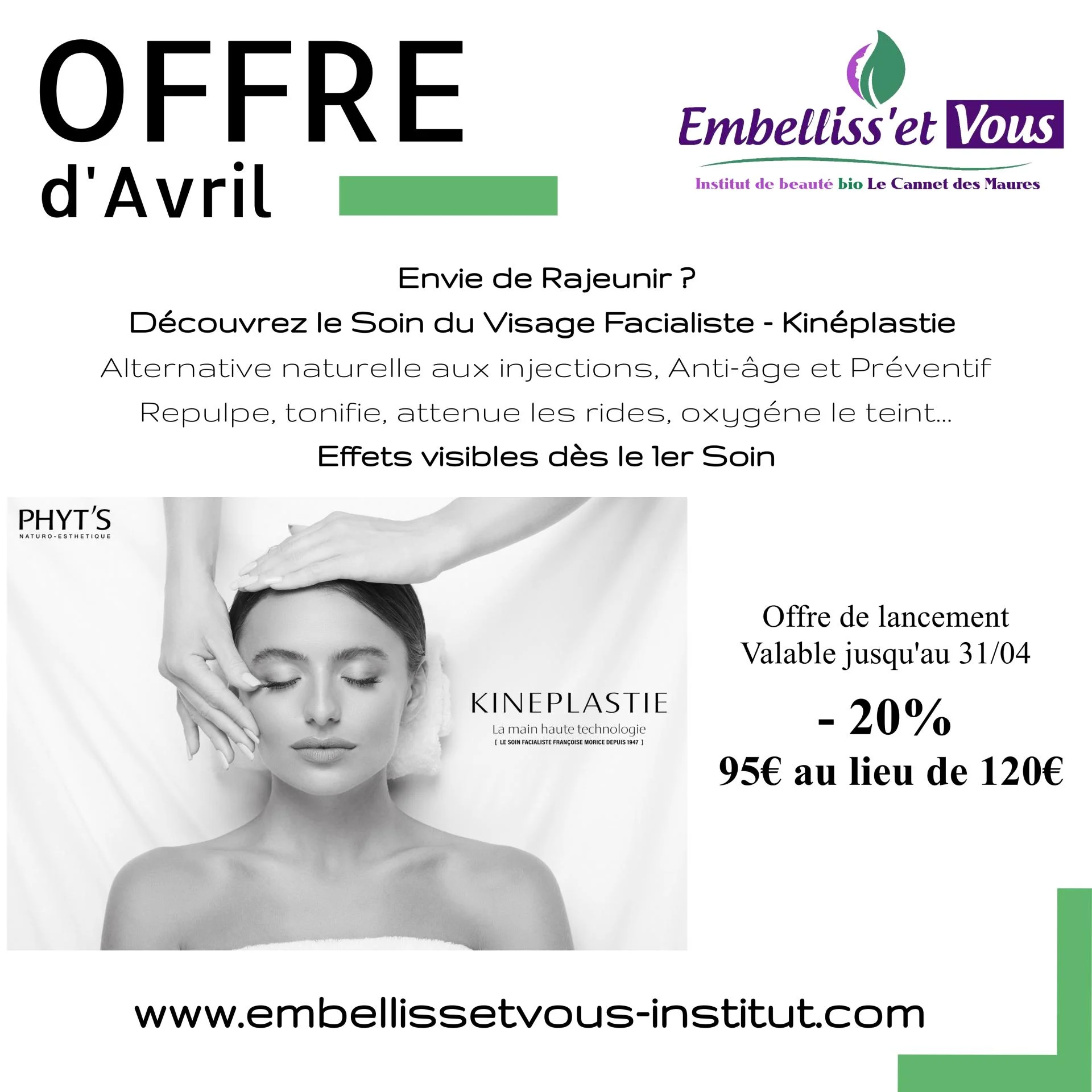 4 offre avril soin kineplastie